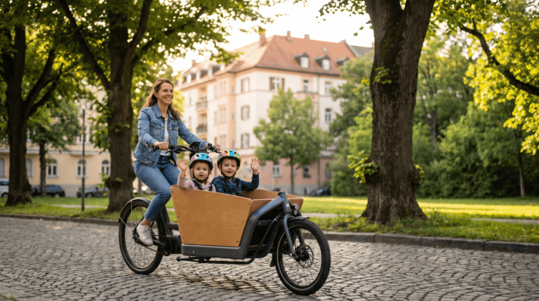 Lastenrad und Kinder: Ab welchem Alter darf mein Kind mitfahren?